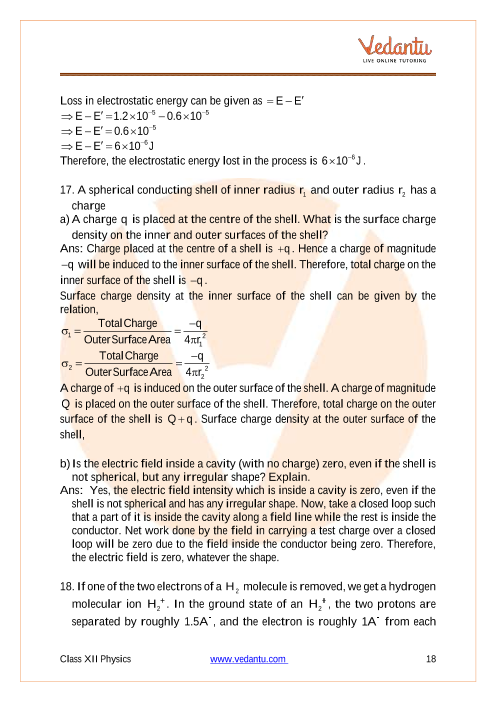 Important questions and answers of CBSE class 12 Physics