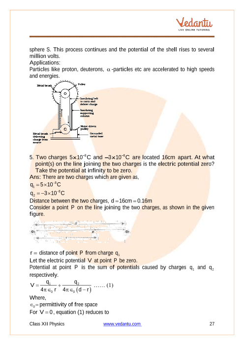 Important questions and answers of CBSE class 12 Physics