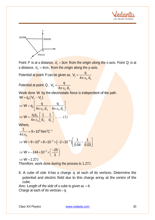 Important questions and answers of CBSE class 12 Physics