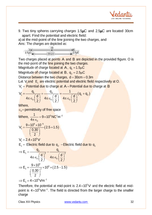 Important questions and answers of CBSE class 12 Physics