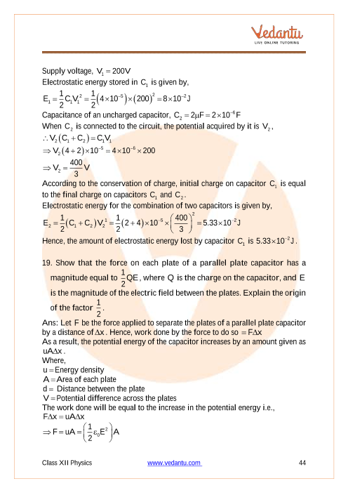 Important questions and answers of CBSE class 12 Physics