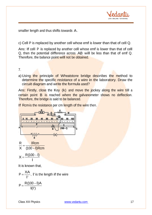 Important questions and answers of CBSE class 12 Physics