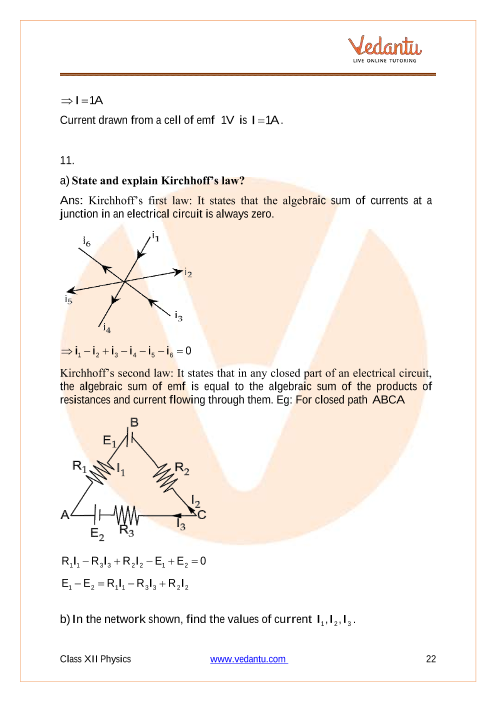 Important questions and answers of CBSE class 12 Physics