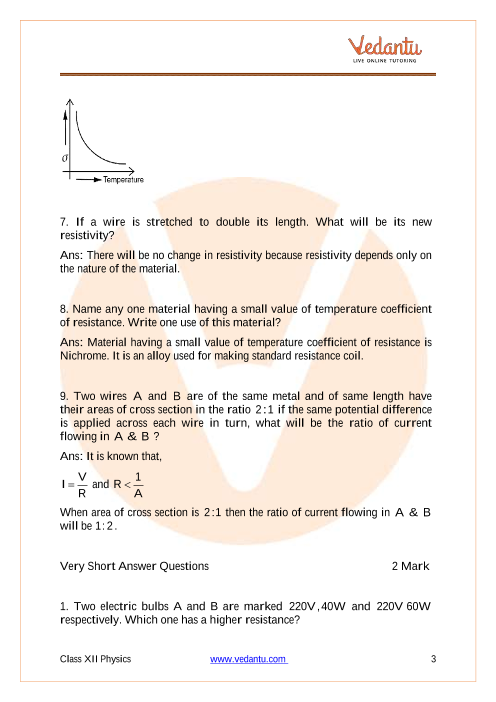 case study based questions class 12 physics chapter 3