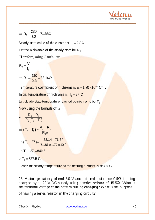 Important questions and answers of CBSE class 12 Physics