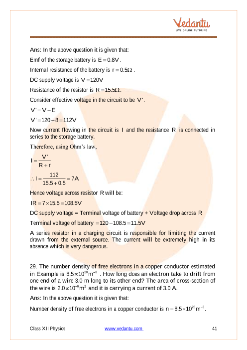 Important questions and answers of CBSE class 12 Physics