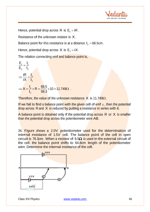 Important questions and answers of CBSE class 12 Physics