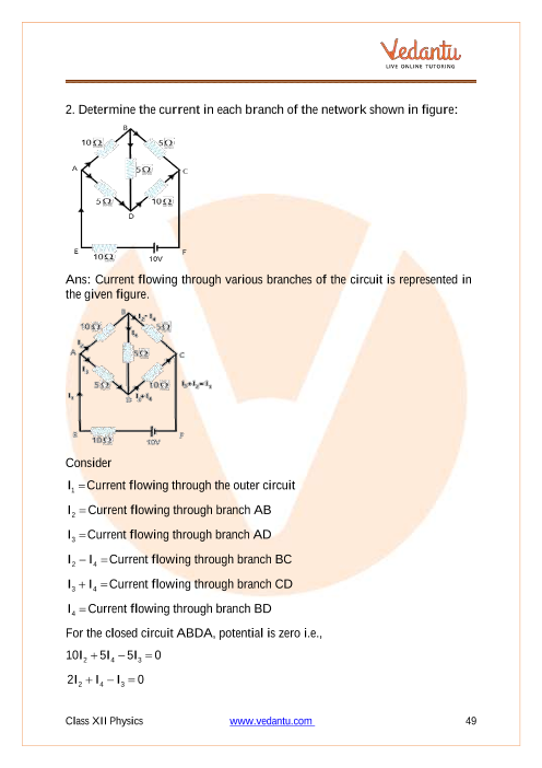 Important questions and answers of CBSE class 12 Physics