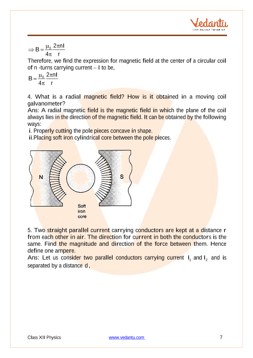 Important questions and answers of CBSE class 12 Physics