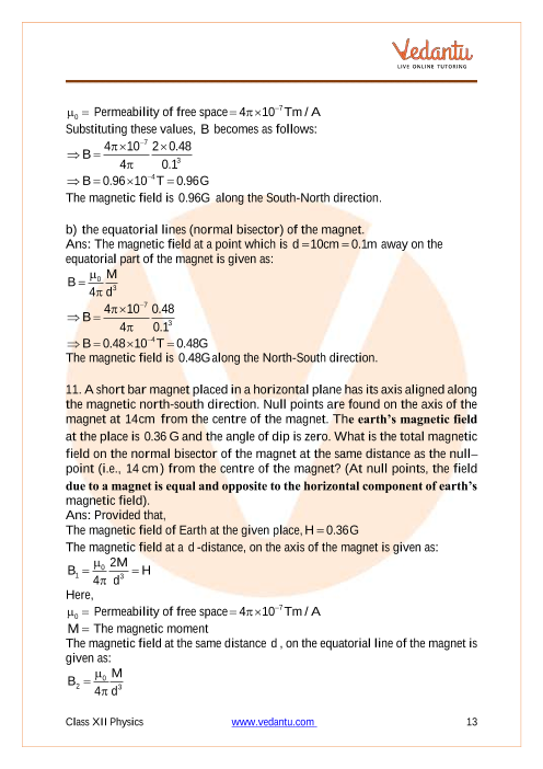 Important questions and answers of CBSE class 12 Physics