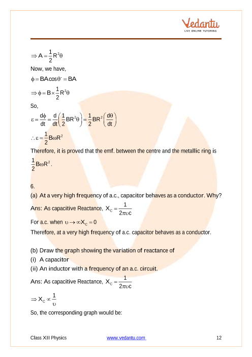 Important questions and answers of CBSE class 12 Physics