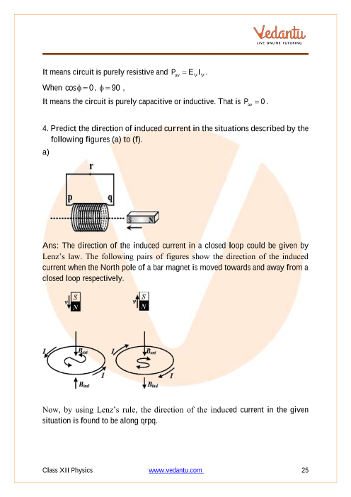 Important questions and answers of CBSE class 12 Physics