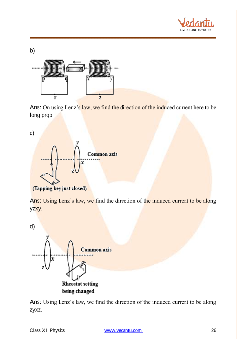 Important questions and answers of CBSE class 12 Physics