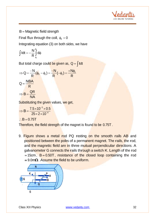 Important questions and answers of CBSE class 12 Physics