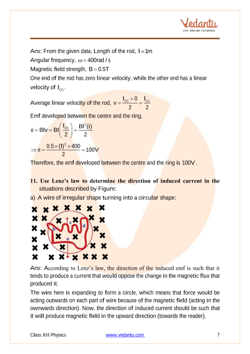 Important questions and answers of CBSE class 12 Physics