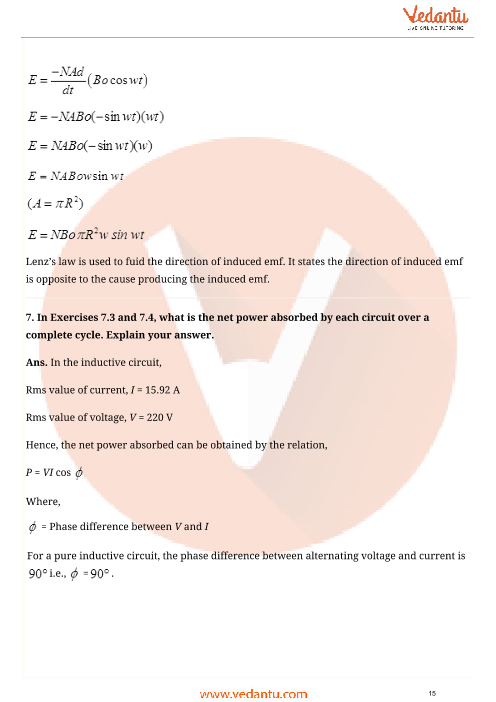 Important questions and answers of CBSE class 12 Physics