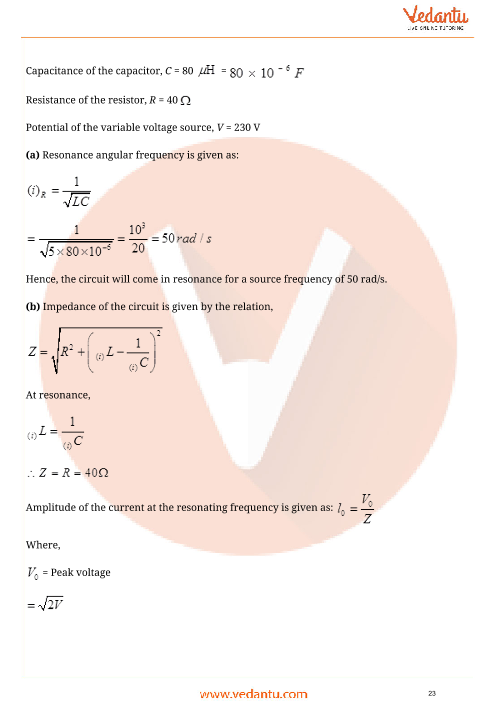 Important questions and answers of CBSE class 12 Physics