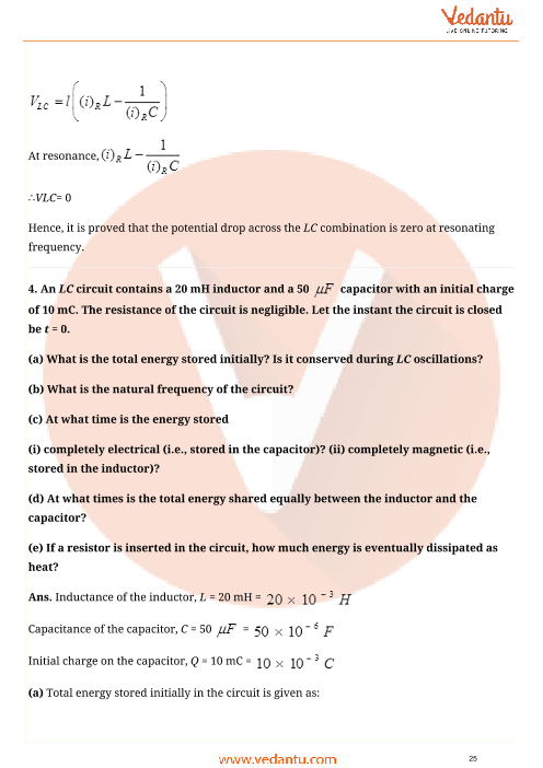 Important questions and answers of CBSE class 12 Physics