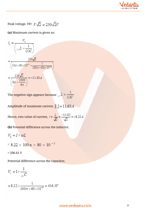 Important questions and answers of CBSE class 12 Physics