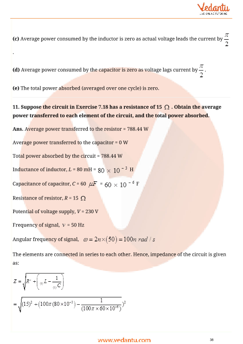 Important questions and answers of CBSE class 12 Physics