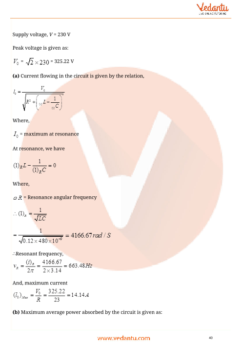 Important questions and answers of CBSE class 12 Physics