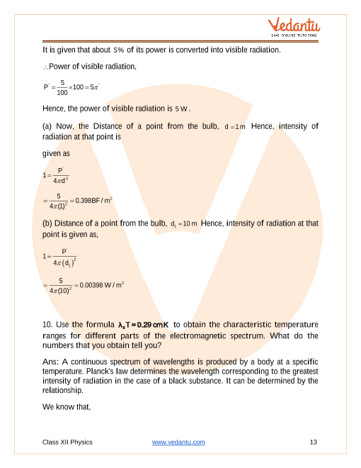 Important questions and answers of CBSE class 12 Physics