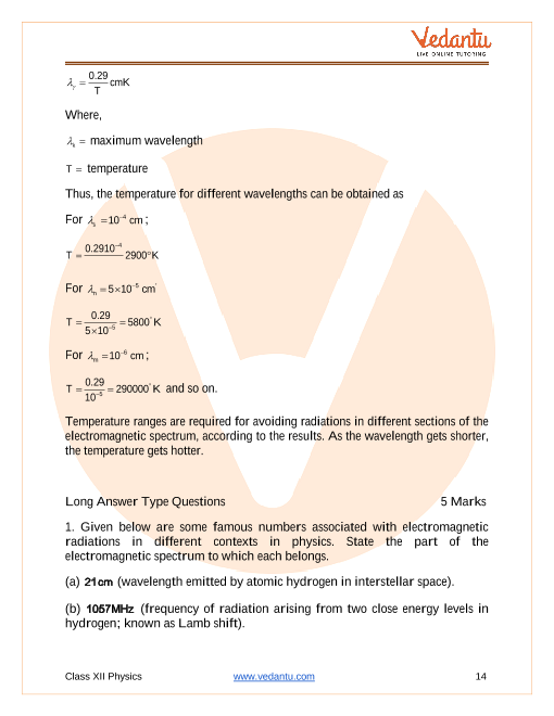 Important questions and answers of CBSE class 12 Physics