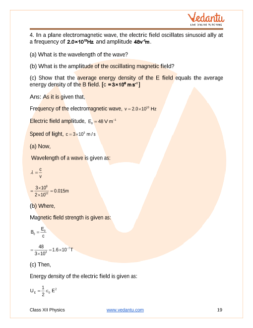 Important questions and answers of CBSE class 12 Physics