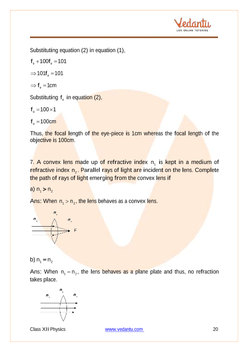 Important questions and answers of CBSE class 12 Physics