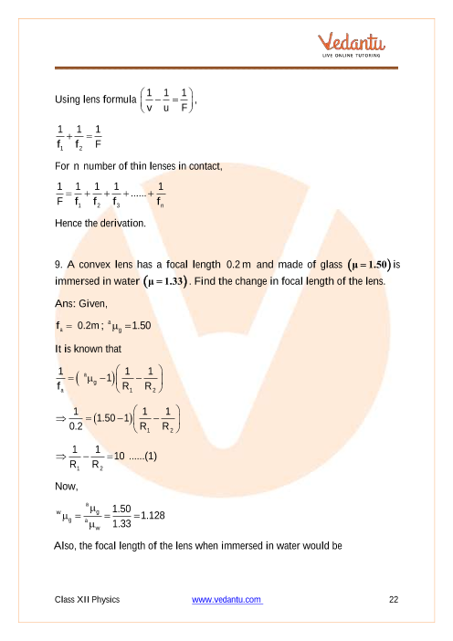 Important questions and answers of CBSE class 12 Physics