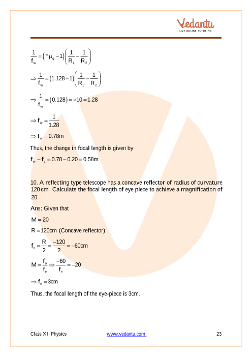 Important questions and answers of CBSE class 12 Physics