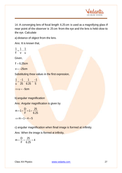 Important questions and answers of CBSE class 12 Physics