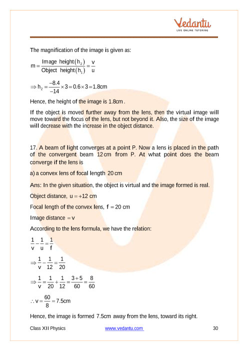 Important questions and answers of CBSE class 12 Physics