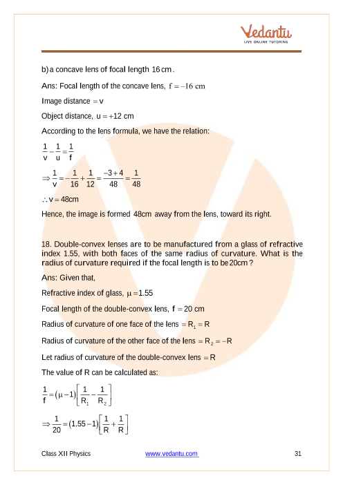 Important questions and answers of CBSE class 12 Physics