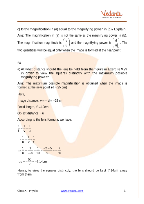 Important questions and answers of CBSE class 12 Physics