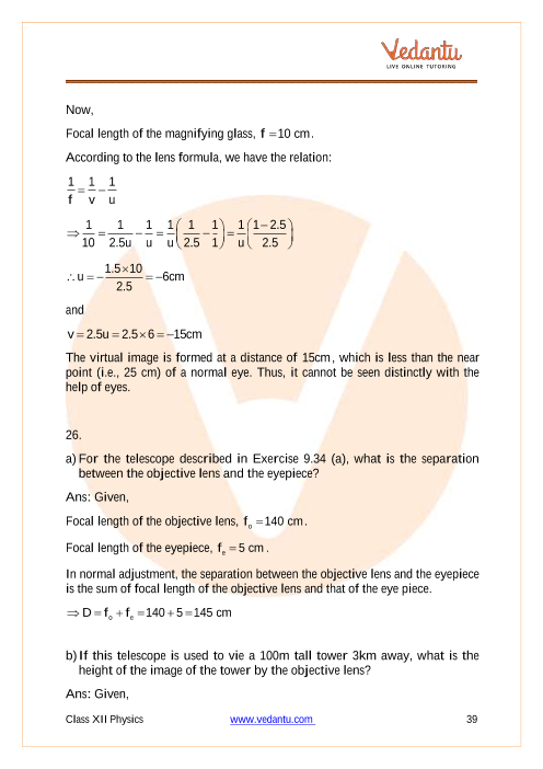 Important questions and answers of CBSE class 12 Physics