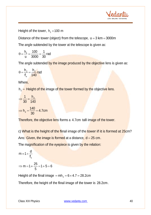 Important questions and answers of CBSE class 12 Physics