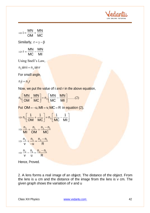 Important questions and answers of CBSE class 12 Physics