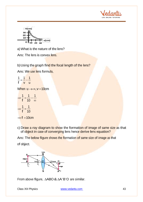 Important questions and answers of CBSE class 12 Physics