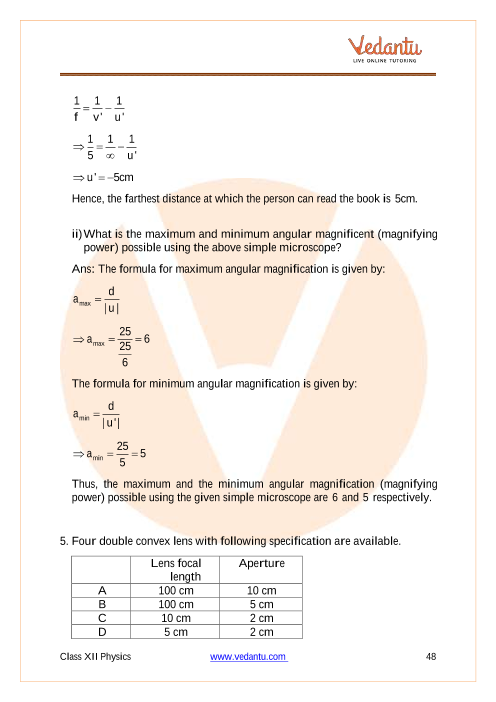 Important questions and answers of CBSE class 12 Physics