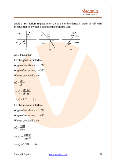 Important questions and answers of CBSE class 12 Physics