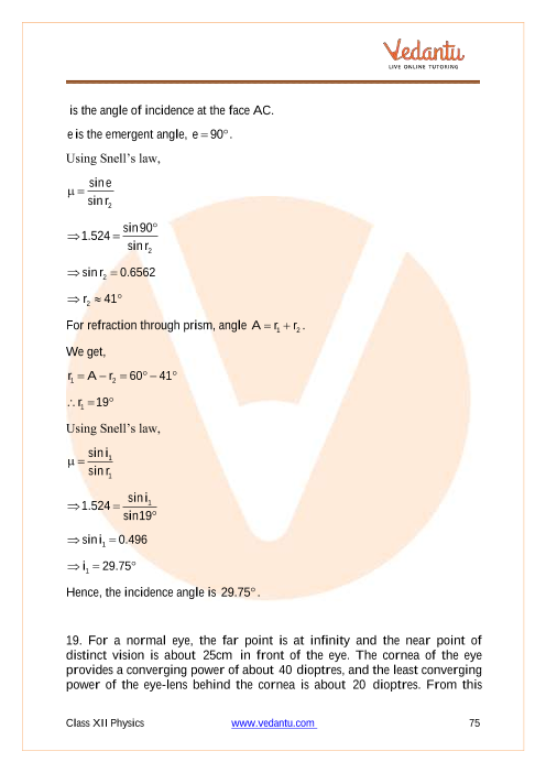 Important questions and answers of CBSE class 12 Physics