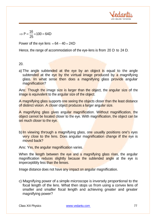 Important questions and answers of CBSE class 12 Physics