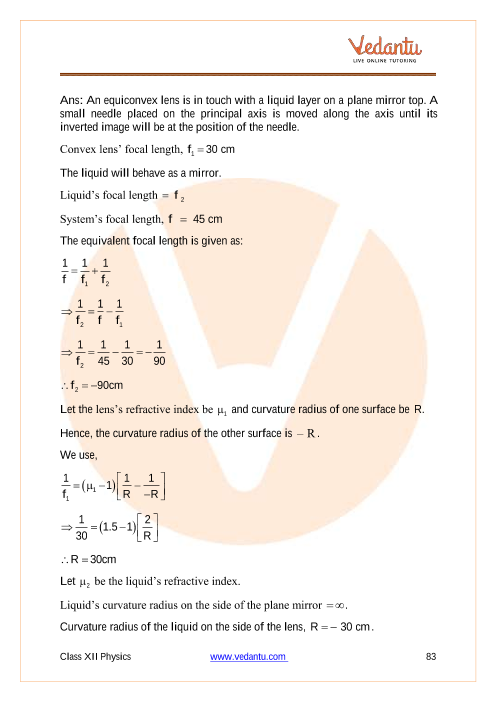 Important questions and answers of CBSE class 12 Physics