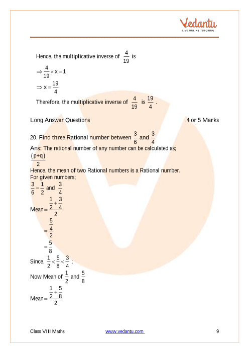 download cbse class 8 maths chapter 1 rational numbers important questions pdf