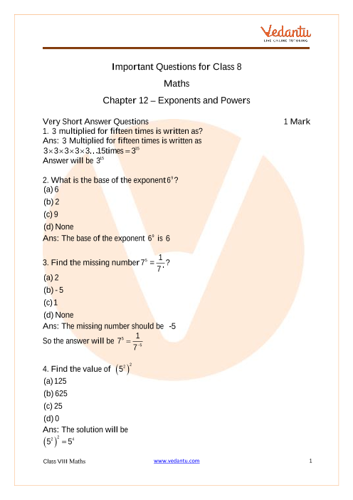 case study questions class 8 maths pdf