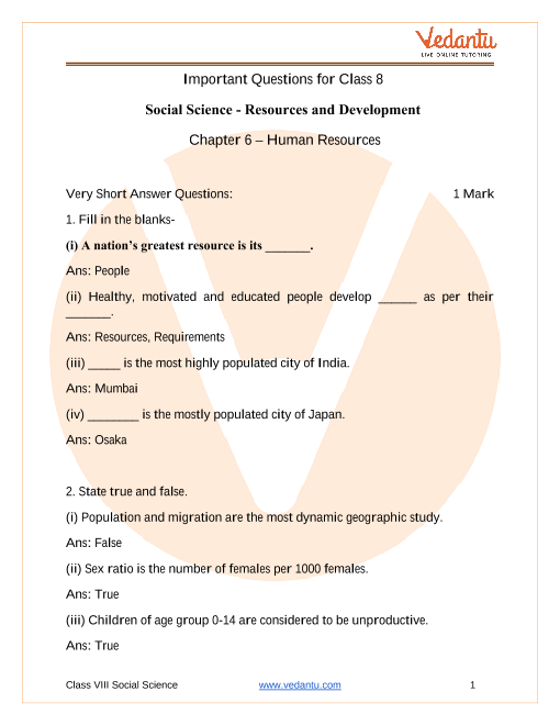 case study based questions class 8 social science