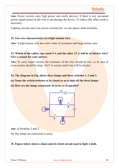 Household Circuits Solutions for ICSE Board Class 10 Physics (Concise -  Selina Publishers)