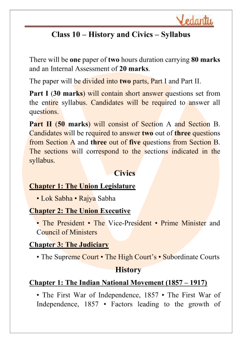 Icse Class 10 Syllabus 2023 Indian Languages Second Language Www 