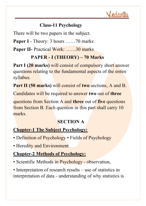 case study class 11 psychology project